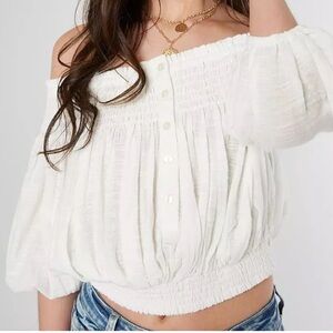 We The Free X Free People Dancing Til Dawn Cropped Top NWT Size Large